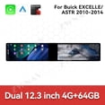 thumbnail image 2 of ZWNAV Dual 12.3 inch Screen Car Radio For Buick EXCELLE/ASTR 2010-2014 Android GPS Navigation Multimedia Video Player Stereo Receiver Head Unit, 2 of 13