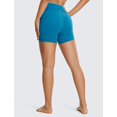 thumbnail image 2 of Shorts CRZ YOGA Butterluxe tiro alto 5" azul talla L, 2 of 4