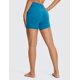 thumbnail image 2 of Shorts CRZ YOGA Butterluxe tiro alto 5" azul talla L, 2 of 4