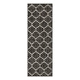 thumbnail image 3 of Unique Loom Outdoor Trellis Collection Area Rug (2' x 6' 1" Runner Black/Ivory), 3 of 7