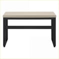 thumbnail image 2 of Desks, 48" L Adjustable Standing Computer Desk, Modern, Beige Laminate, Black Metal | Taupe | Particle Board, 2 of 15