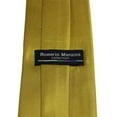thumbnail image 2 of Solid Mustard Slim Men's Necktie, 2 of 5