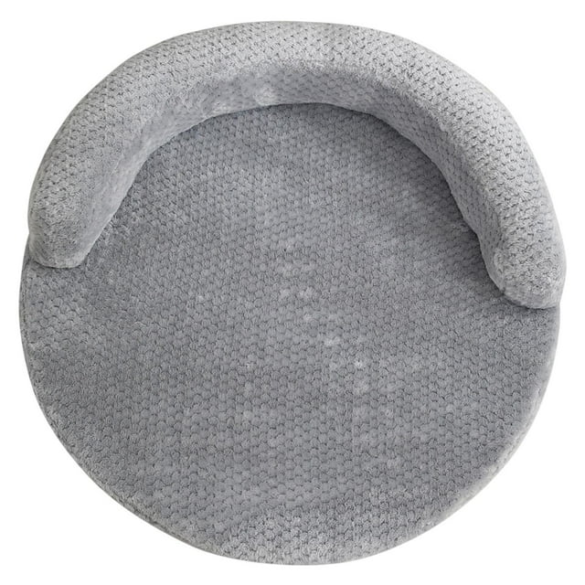 Cama para perros y gatos, sofá para gatos, caseta para mascotas, nido para invierno, cama cálida para gatitos, suministros para mascotas Gris claro