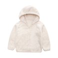 thumbnail image 2 of QIPOPIQ Coats for Girls Clearance Children's Fleece Hooded Wool Coat Sweater Zipper Shirt tops Boys Girls Casual Warm Jacket, 2 of 9