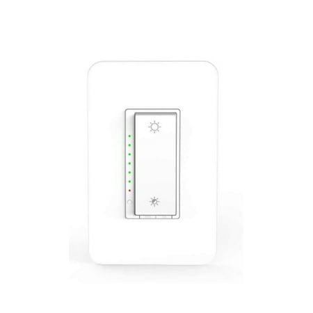 Smart Wi-Fi Dimmer Switch KS-7012, 120V LED Light Dimmer, Voice Control Compatible with Alexa & Google Assistant