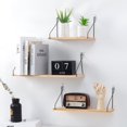 thumbnail image 4 of Wall Hanging Shelf Home Room Wall Hanging Single Board Pots Figurines Storage Rack Shelf Holder, 4 of 6