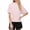 Pink, variant on AKOEE Women's Summer Fashion T-Shirts Plus Size Tops Batwing Short Sleeve Crew Neck Solid Pullover Base Tees (XS, White)