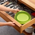 thumbnail image 4 of Lekue Collapsible Colander, Green, 4 of 4