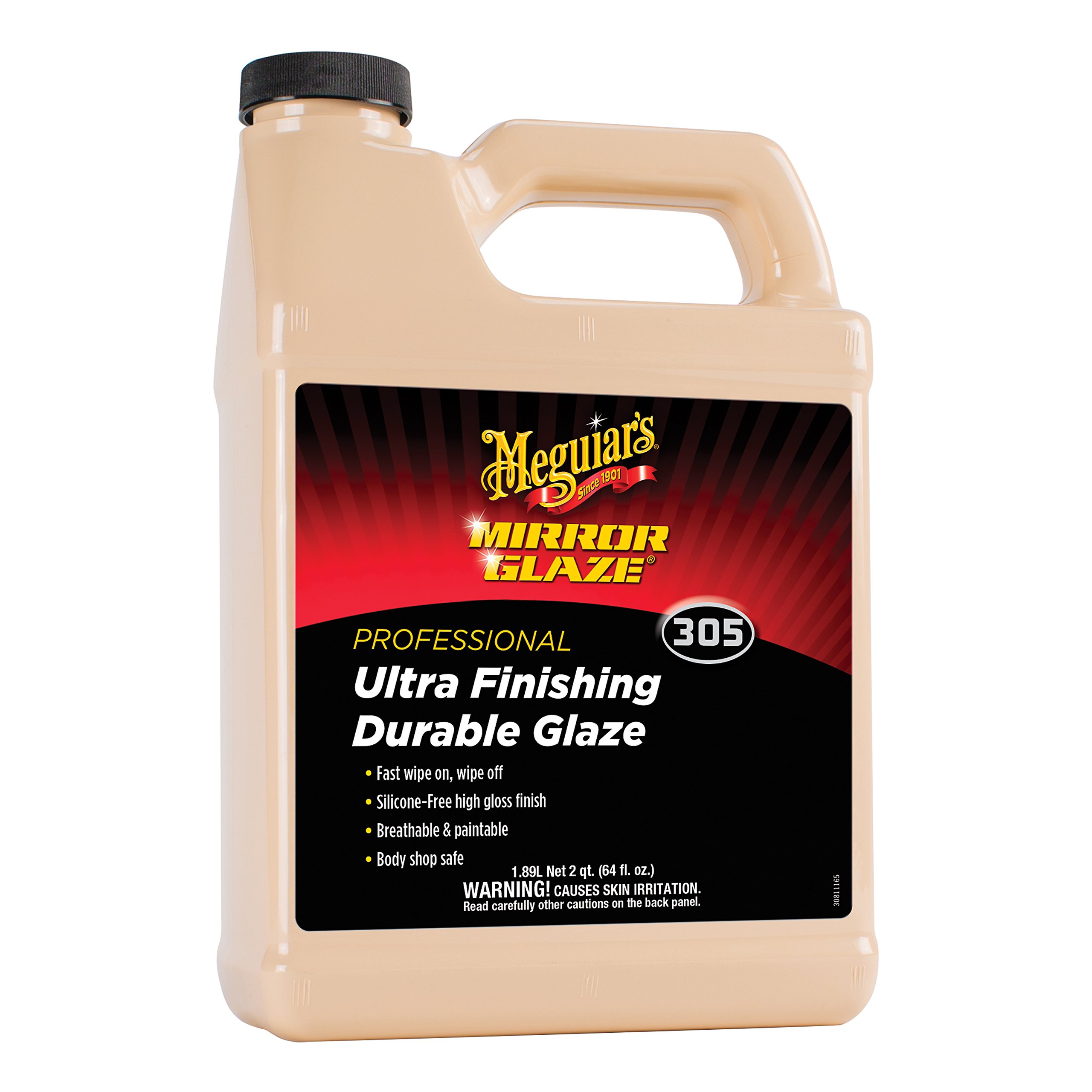 Meguiar's MGLM30564 Mirror Glaze Ultra Finishing Durable Glaze, 64 Oz