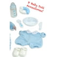 thumbnail image 3 of Jc Toys Berenguer Boutique 15 inch Soft Body Baby Doll Gift Set, Open/Close Eyes In Blue, 3 of 6