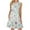 Green, variant on IROINNID Fit&Flare Dress For Women Sleeveless Round Neckline Letter Casual Pocket Long Maxi Dress Strapless Print Dress