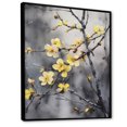 thumbnail image 2 of Designart "Golden And Ash Cherry Blossoms Arbor I" Cherry Floater Framed Wall Art Prints, 2 of 5