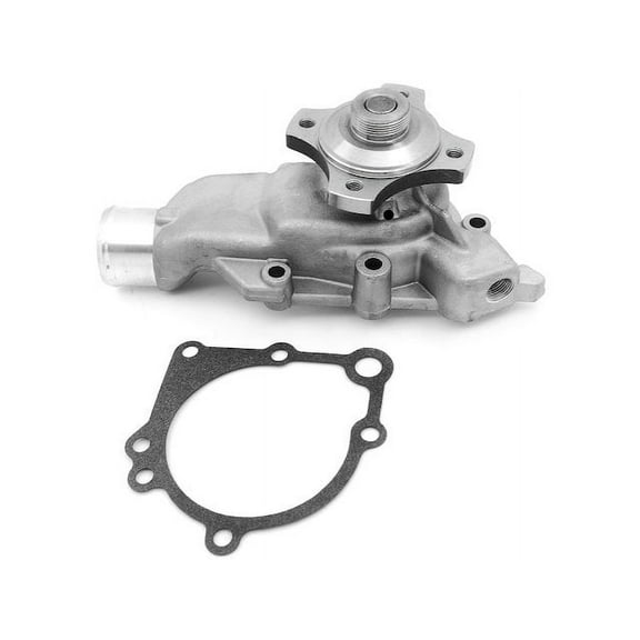 Water Pump with Gasket - Compatible with 1999 - 2004 Jeep Grand Cherokee 4.0L 6-Cylinder 2000 2001 2002 2003