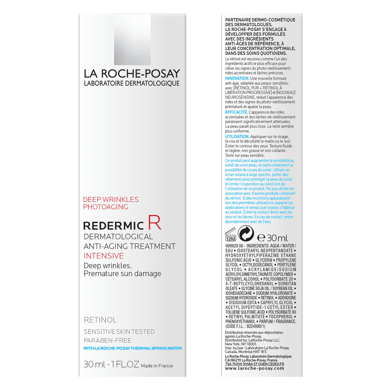 La Roche-Posay Redermic R Anti-Aging Retinol Cream, 1 fl oz photo 3