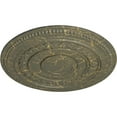 thumbnail image 3 of Ekena Millwork 18"OD x 1 1/4"P Oldham Ceiling Medallion (Fits Canopies up to 8 5/8"), Hand-Painted Witch Hazel Crackle, 3 of 5