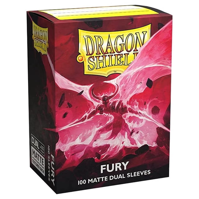 Dragon Shield Double Mat Fury Format Standard 100 ct Protège-Cartes Paquet Individuel