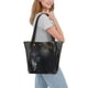 thumbnail image 2 of Fotbe Black And Gold White Horse Bolsa de Playa con Estampado, Bolsa de Hombro, Bolsa de Mano Espaciosa, Bolsa de Viaje Ligera, Bolsa de Compras Versátil, 2 of 6