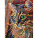 thumbnail image 1 of Hilo bordado colorido gato punto de cruz completo 11CT algodón DIY impreso Kits FLhrweasw Nuevo, 1 of 9