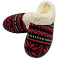 thumbnail image 3 of LAVRA Women's Furry Slipper Faux Fur Trim Mule Slide Slip On Indoor, 3 of 3