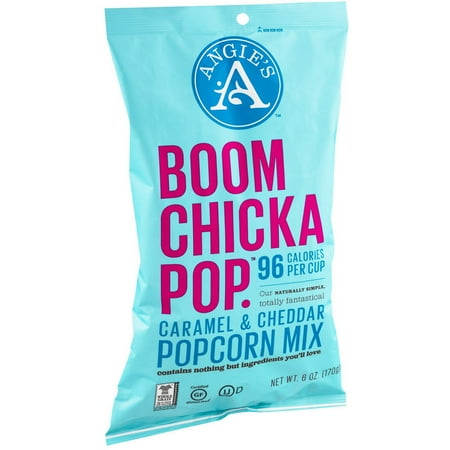 - Angie's BoomChickaPop Caramel & Cheddar Popcorn Mix, 6 oz, (Pack of 12)