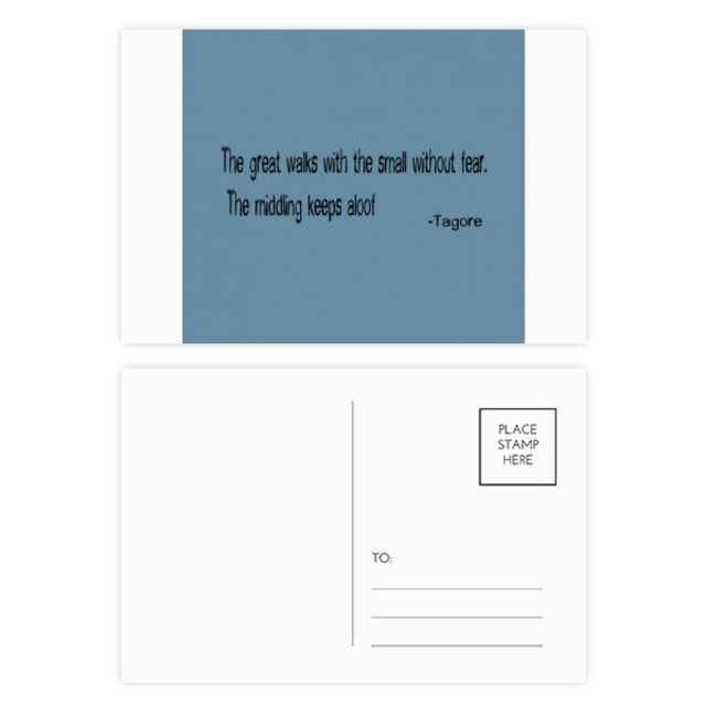 Qoutes Healing frases gran caminar distante Juego de postales Cumpleaños Tarjeta de agradecimiento Lado de envío 20 piezas