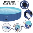 thumbnail image 4 of Foldable Dogs Pools Pet Bathtub Portable Folding Dog Bathtub Swimming Bath Pond Kids Dog Swimming Pool Baths For Large Dogs ShopWise Round, 4 of 10
