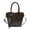 coffee color, variant on Premium Large Capacity Bucket Bag for Women and Girls, Commuter Handbag Fashion Versatile Shoulder Crossbody Purse with Stitching and Patchwork in Brown for Daily Use 6.69 IN × 3.94 IN × 7.09 IN、0.84