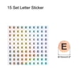 thumbnail image 2 of Unique Bargains Laser Capital Letter Stickers, Alphabet E Round Self-Adhesive Reflective Letter Stickers 10 Sheets(1000 Stickers), 2 of 7