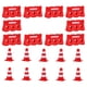 thumbnail image 2 of 20 piezas Mini conos de tráfico, vallas, señales de tráfico, juego de conos de tráfico, juguetes cognitivos, 2 of 4