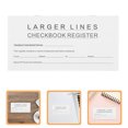 thumbnail image 2 of Miangastore Checkbook Register Paper 10Set 6.0X3.0X0.01In, 2 of 8