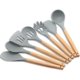 thumbnail image 1 of Kitchen Utensils Set,7 Pcs Silicone Kitchen Utensils Set,Silicone Cooking Utensil Set with Wooden Handles,Spatula Set Cooking, 1 of 4