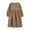 1-Brown1737, variant on Kiijoy Infant Girls Long Sleeve Linen Dress Casual Lightweight Loose Dress, Sizes 9-12 Months