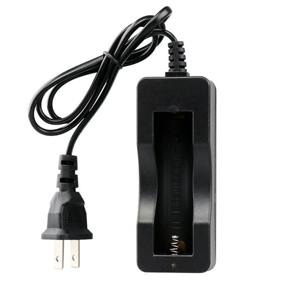 EGNMCR Single Slot Smart Universal Battery Charger for Rechargeable Batteries 18650 battery charger