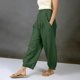 thumbnail image 2 of Pantalones de Cintura Elástica para Mujeres de Cintura Alta Color Sólido con Bolsillos, Pantalones de Longitud Completa Casual para Todas las Estaciones, 2 of 6