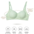 thumbnail image 7 of CHAOYUNYI 3/5 Pack Lightly Padded Bras for Girls,Teens and Petite Women,Solids Training Bras Adjustable Strap Youth Sports Bras, 7 of 7