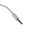 thumbnail image 2 of Cable conversor de audio Yashi de 3,5 mm a USB 2.0 hembra color blanco, 2 of 5