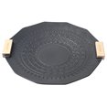 thumbnail image 1 of Plato BBQ Sartén Barbacoa resistente al calor Accesorios para barbacoa Negro Sartén para barbacoa, 1 of 9