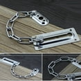 thumbnail image 6 of Stainless Steel Door Chainring Lock Slide for home and hotel Dorm Entrance , 16cm, 6 of 8