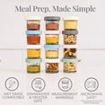 thumbnail image 7 of WeeSprout Glass Baby Food Storage Jars w/ Silicone Lids (4 oz, 12 Pack, Bright Variety), 7 of 7