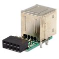 thumbnail image 2 of 2X 9-Pin Placa Base Una 2 Puertos USB 2.0 Un Adaptador Interno de Cabecera Hembra, 2 of 5