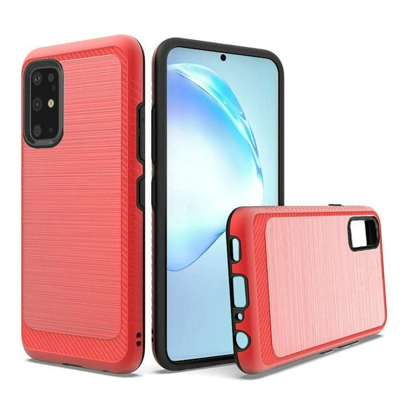 GSA Slim Brushed Hybrid Case for Samsung Galaxy S20 Plus (6.7") - Red