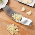 thumbnail image 4 of 1PCS Simple Safe Stainless Steel Garlic Rocker Crusher Mincer Press, 4 of 10