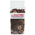 thumbnail image 2 of Gwen Studios Plastic Sewing Buttons Value Pack, 3.5 oz., Assorted Sizes, Brown, 2 of 6