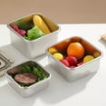 thumbnail image 5 of Stainless Steel Bread Box with Lid, 1000ml Food Storage Container for Homemade Bread, Pastries, Vegetables, Airtight, Adjustable Ventilation, Rust-Proof Kitchen Organizer, 5 of 5
