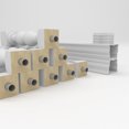 thumbnail image 6 of Ekena Millwork 40"H x 5'L Fiberthane Avalon Unassembled Balustrade Railing Kit, Style D (6 7/8" On-Center Spacing to Pass 4" Sphere Code), 6 of 6