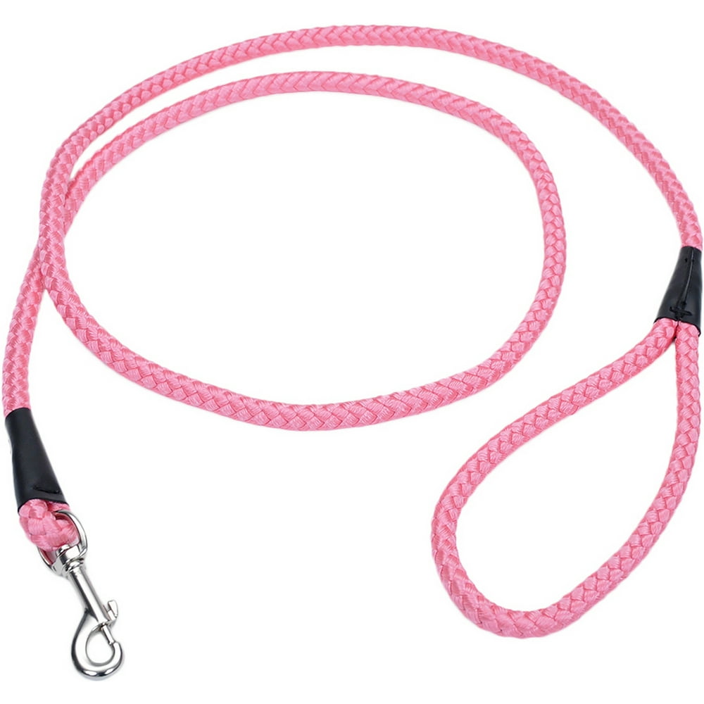 Coastal 6' Rope Dog LeashPink Bright