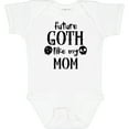 thumbnail image 3 of Inktastic Future Goth Like My Mom with Skulls Boys or Girls Baby Bodysuit, 3 of 5