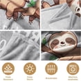thumbnail image 5 of Funny Graduation Gifts for Her & Him, Practical Throw, College Graduation Gifts for Women & Men, Nurse, 2026 Grad Gifts for Master Degree, High School, PHD, Sloth Blanket, 5 of 7