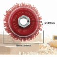 thumbnail image 3 of Abrasive Nylon Filament Steel Brush Cup Internal Thread M14x275mm Red2pcs, 3 of 5