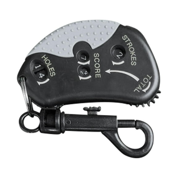 QccHieUs Golf Score Counter Scorekeeper Handheld Convenient Golf Score Count Keeper Small Black Gray
